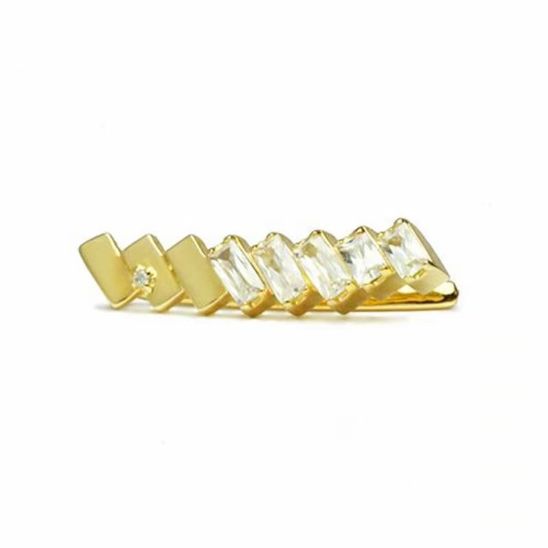 High-Quality 24K Gold-Plated Ear Cuff with AAA Zircon