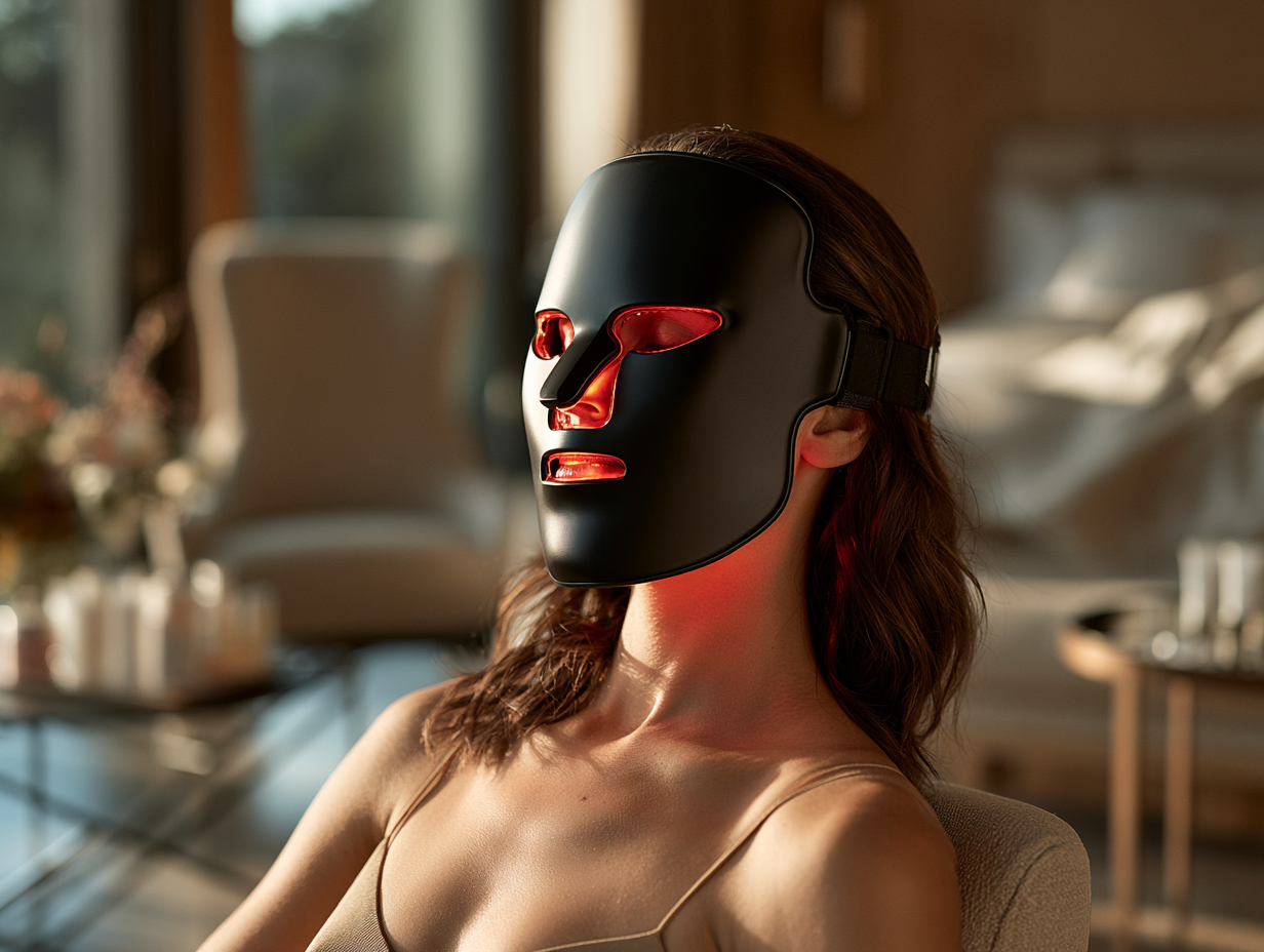 red light therapy mask