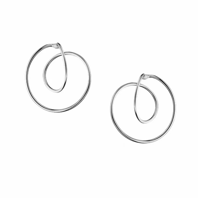 Twisted Line European & American Ear Bone Clamp: 24K Gold Plated Brass
