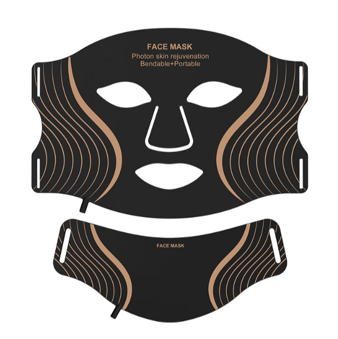 LED Silicone Face & Neck Therapy Mask