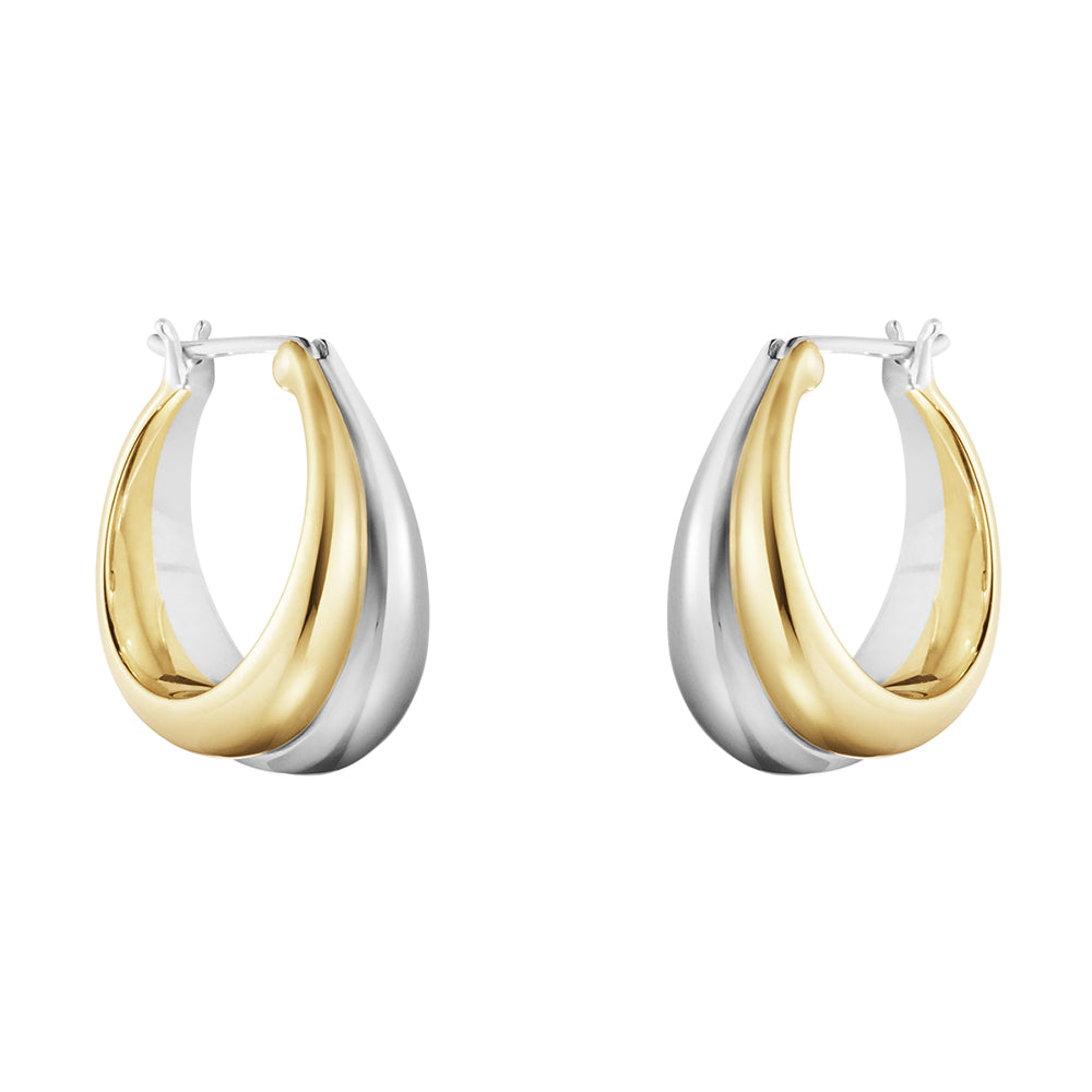 24k gold-plated color matching vintage earring