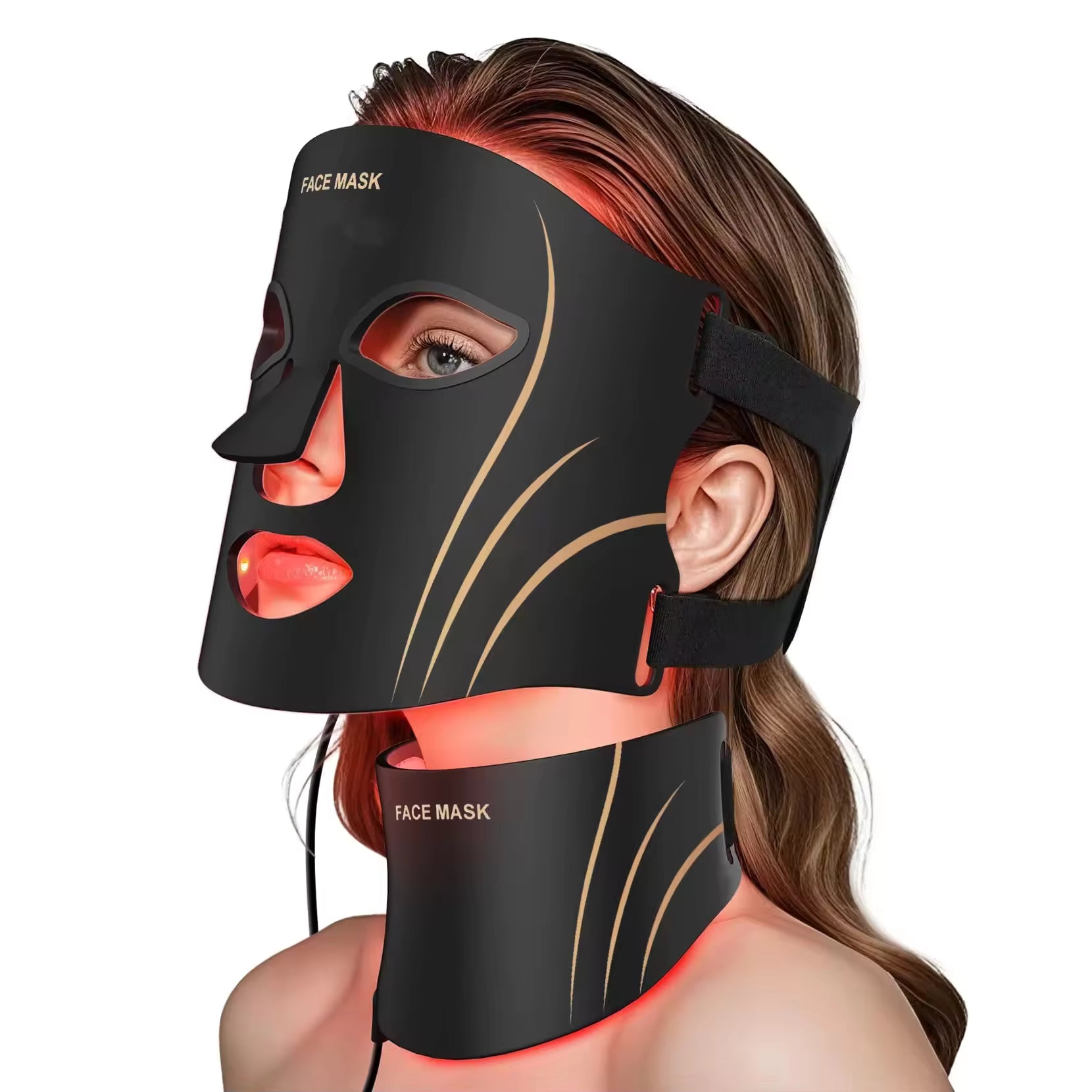 LED Silicone Face & Neck Therapy Mask