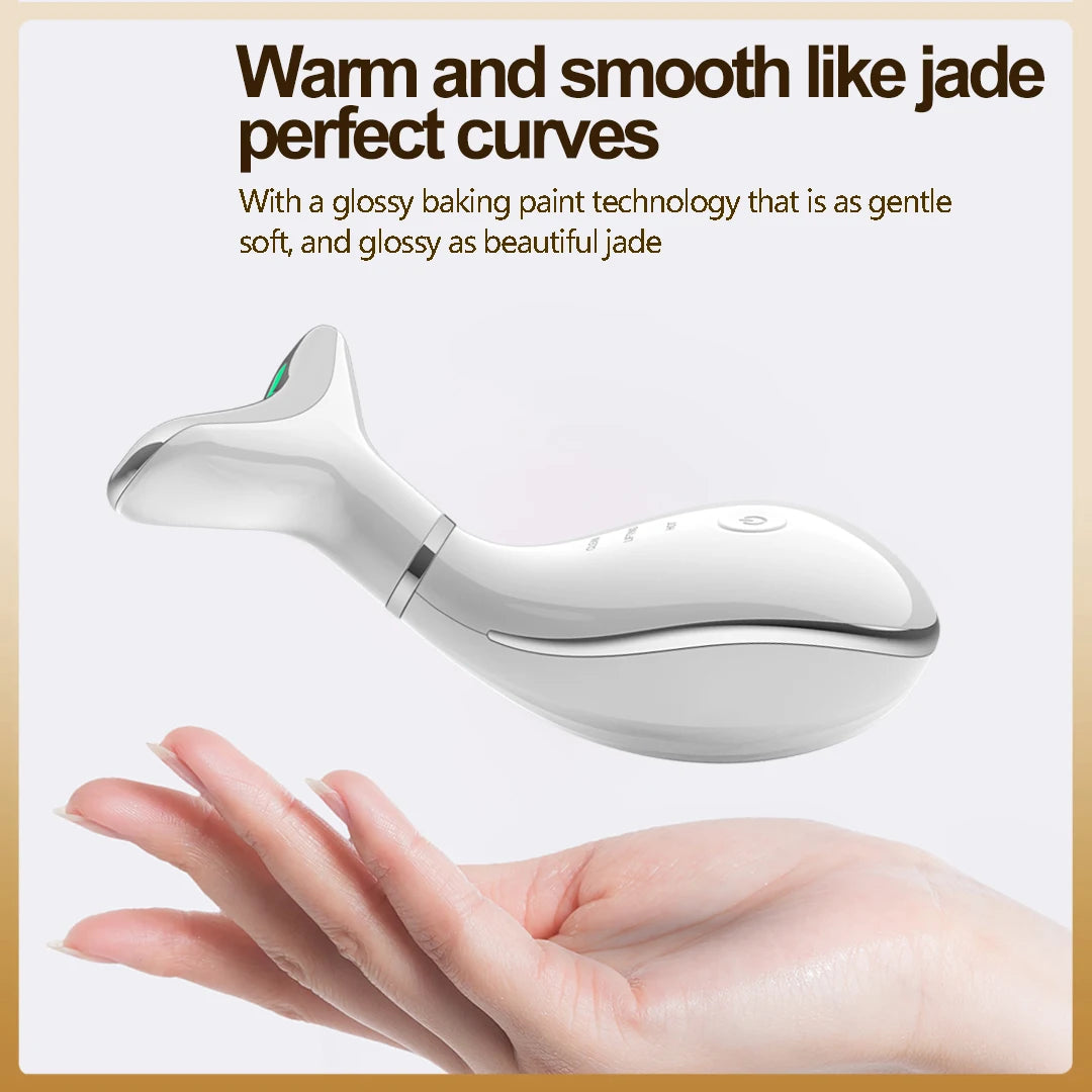 High Frequency 3 LED Light Therapy ABS Waterproof EU/UK Plug Face Neck Skin Tightening Massager