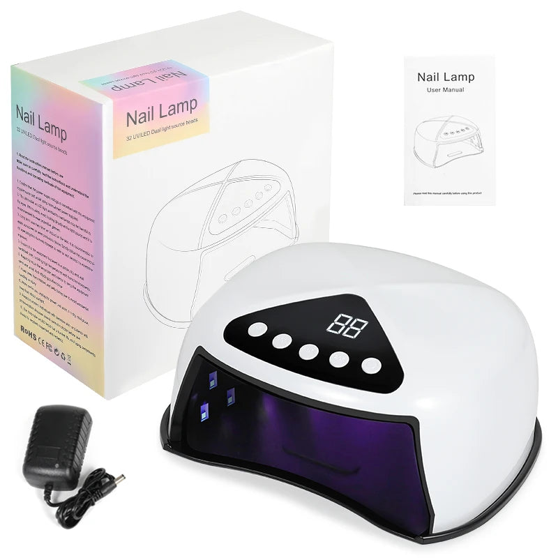 Electric Nail UV Lamp LED Dryer with LCD Timer Display Automatic Gel Curing