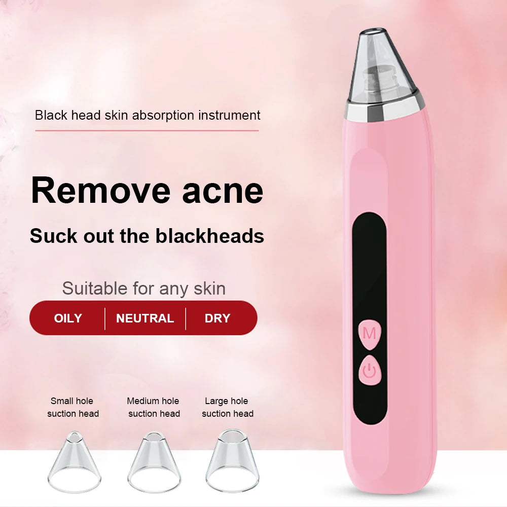 Facial and Nasal Pore Cleaner — Vacuum Blackhead Remover