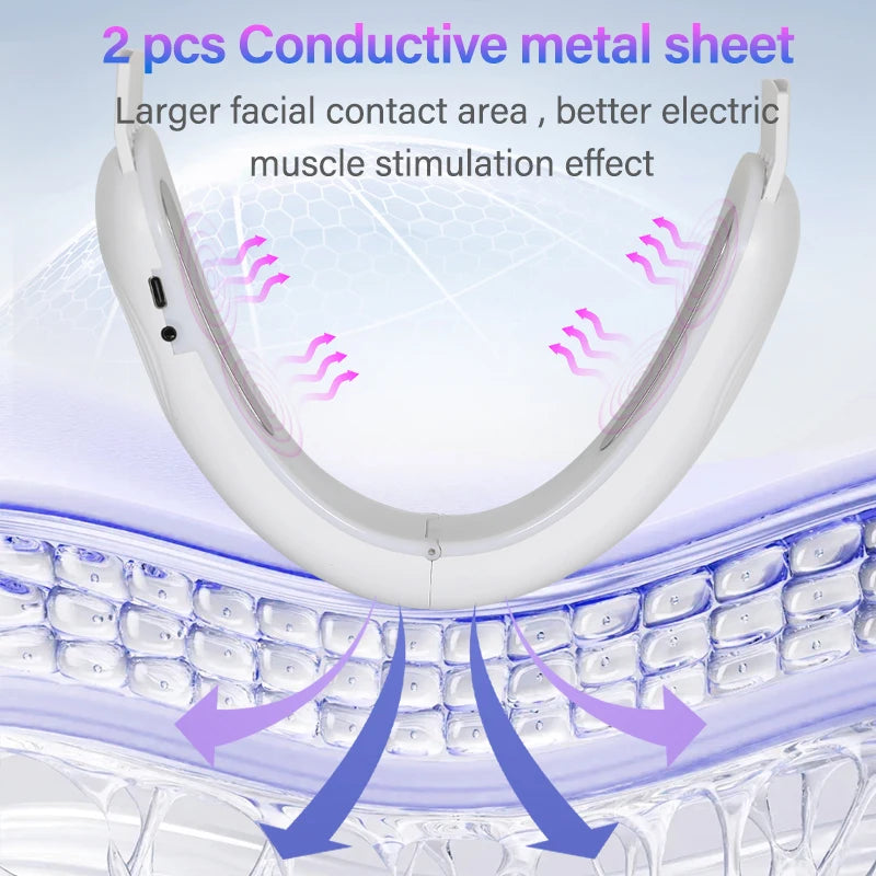 Microcurrent V-face Vibration Slimming Massager
