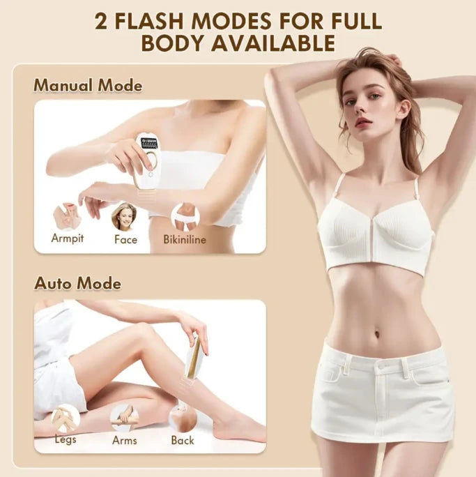 IPL Laser Hair Removal Device for Home Use