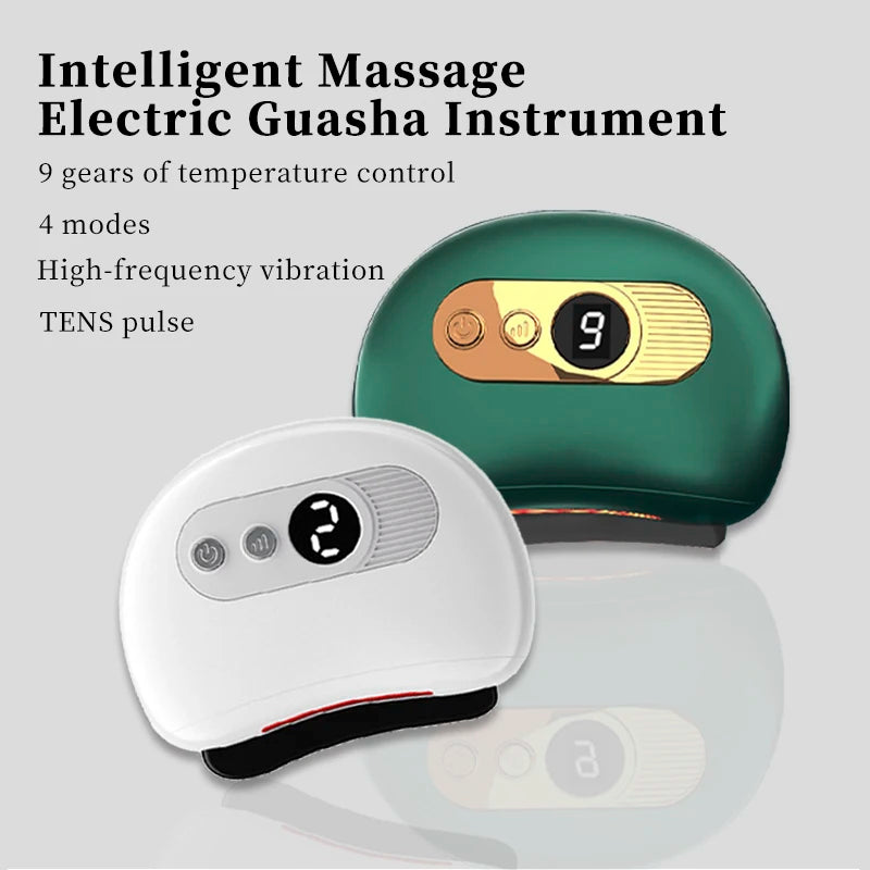 Hot Compress Gua Sha Face Lift Massager