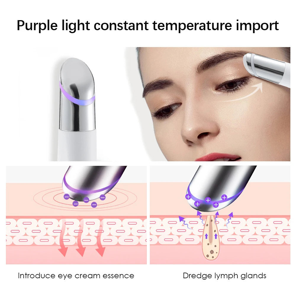 Heated Eye & Face Vibration Massage Pen