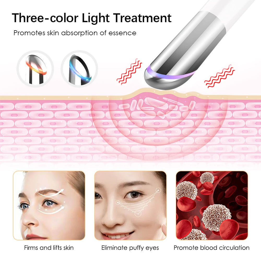 Heated Eye & Face Vibration Massage Pen