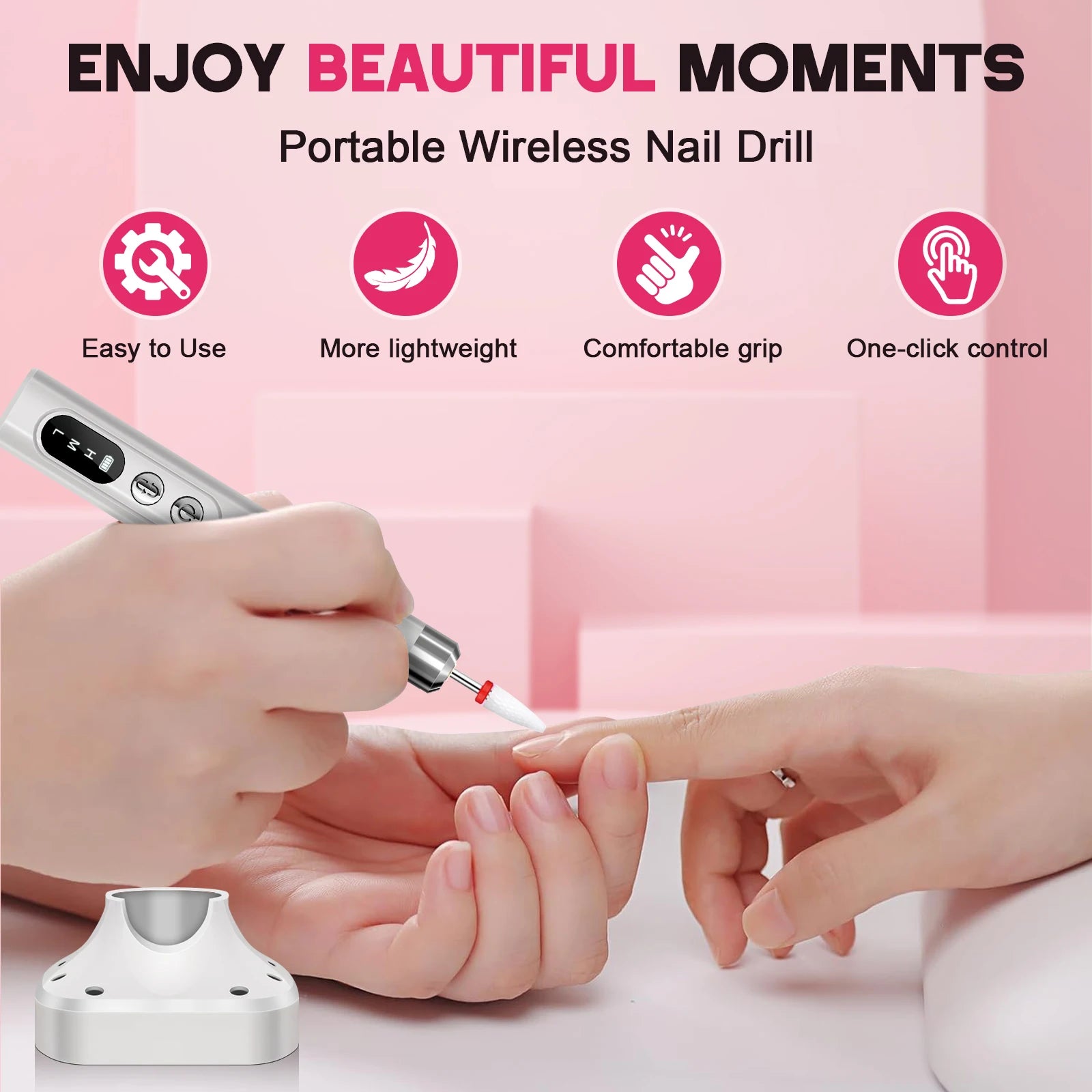 Electric Foot File Remover & Grinder Nail Care Tool