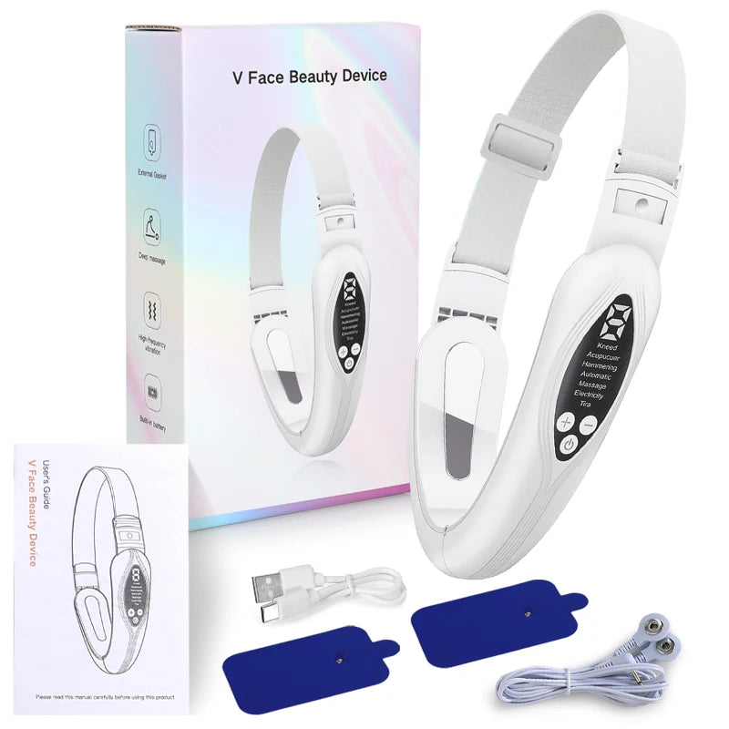 Microcurrent V-face Vibration Slimming Massager