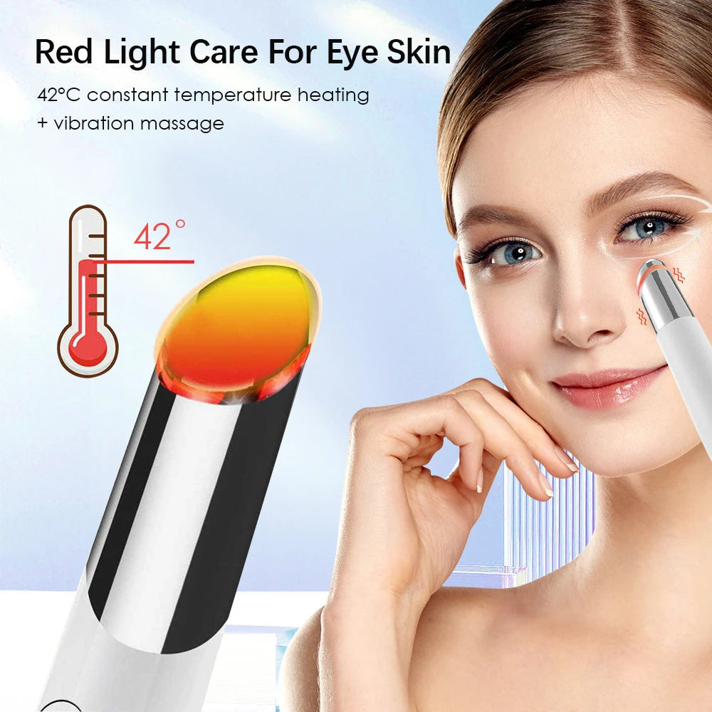 Heated Eye & Face Vibration Massage Pen
