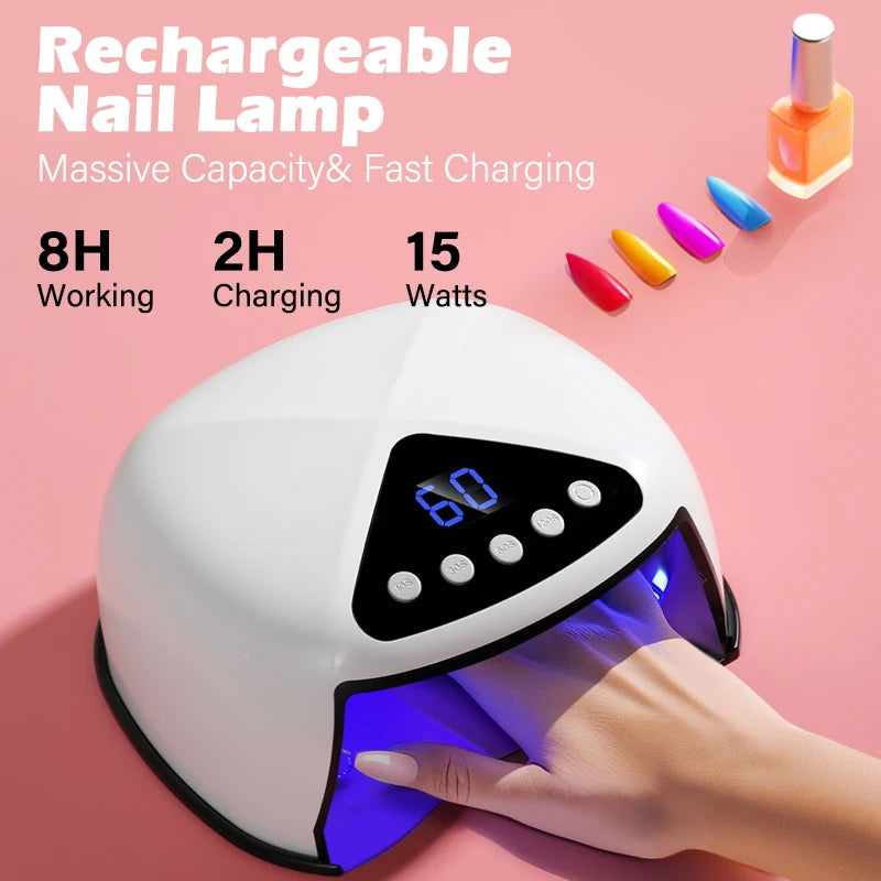 Electric Nail UV Lamp LED Dryer with LCD Timer Display Automatic Gel Curing