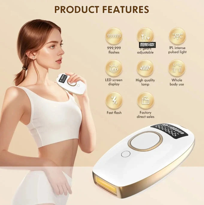 IPL Laser Hair Removal Device for Home Use
