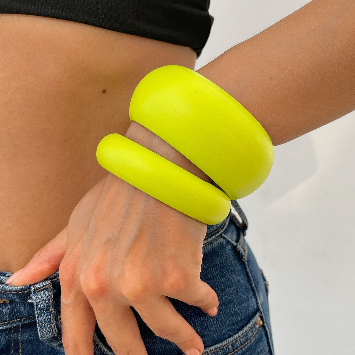 2025 New Matte Fluorescent Green Bracelet